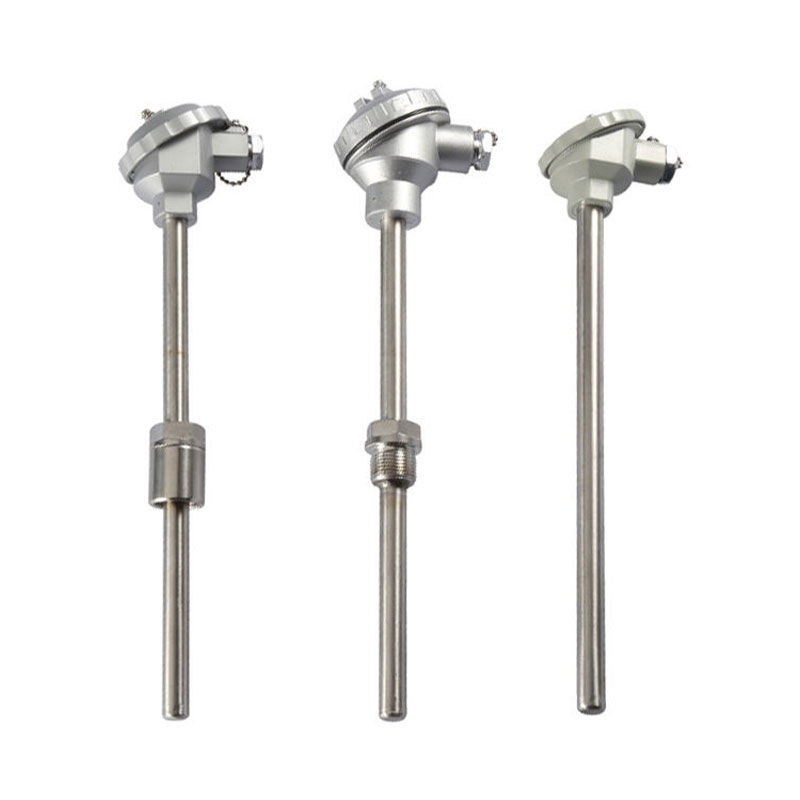 Termocuplu izolat, impermeabil, rezistent la uzură Material din oțel inoxidabil 1800°C Termocuplu de tip K PT100 Termocuplu de sondă de tip RTD