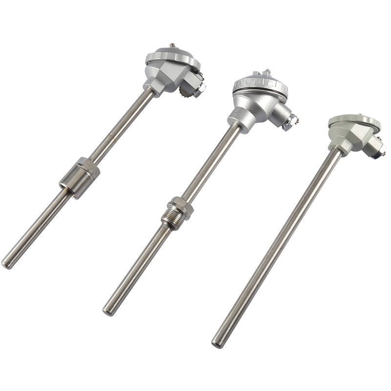Termocuplu izolat, impermeabil, rezistent la uzură Material din oțel inoxidabil 1800°C Termocuplu de tip K PT100 Termocuplu de sondă de tip RTD