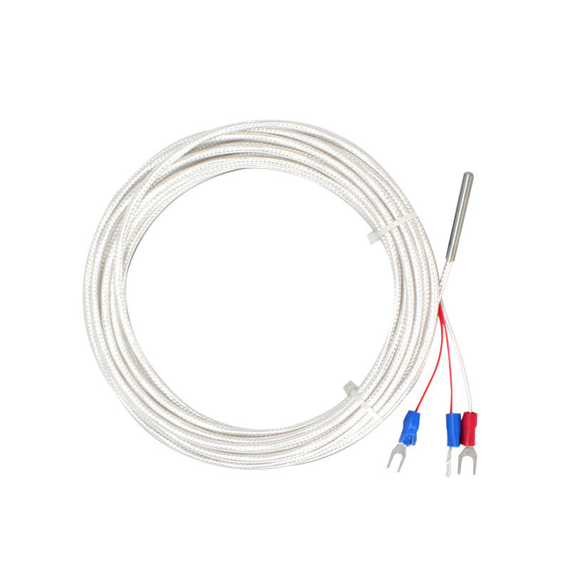 Sondă WZP-035 PT100 Cablu 5 × 35 mm 1–20 m Termometru cu rezistență platină RTD Rezistent la coroziune Rezistent la apă Senzor de temperatură anticoroziv