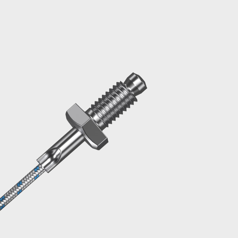 Senzor de temperatură compact de calitate industrială cu montare cu șurub din oțel inoxidabil Sondă PT100K (M6/M8) Termocuplu