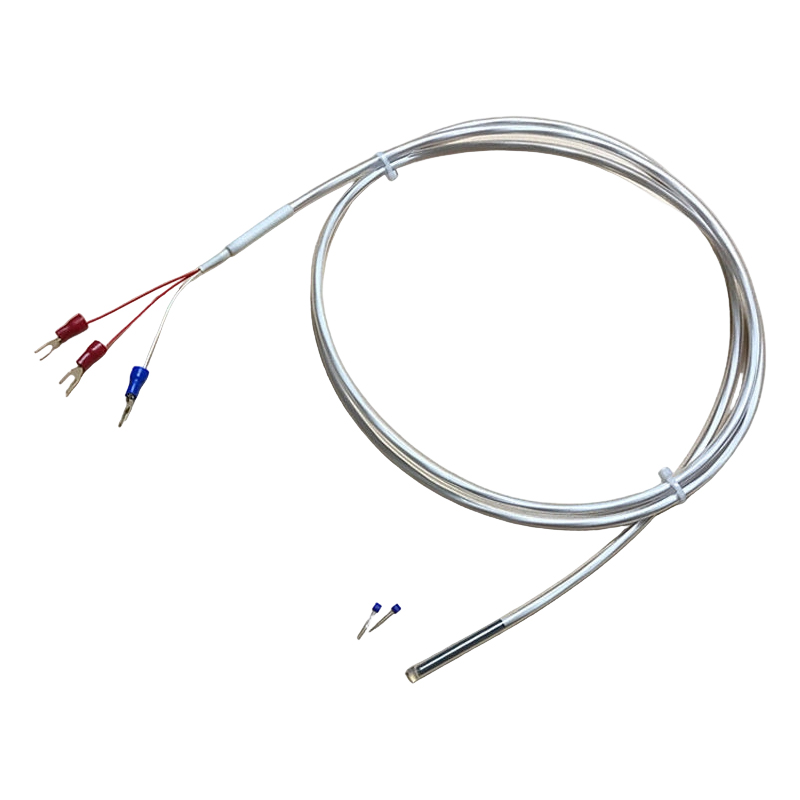 Senzor de temperatură industrial PT100 RTD, termistor din platină cu 3 fire, sondă de termocuplu de 50 mm