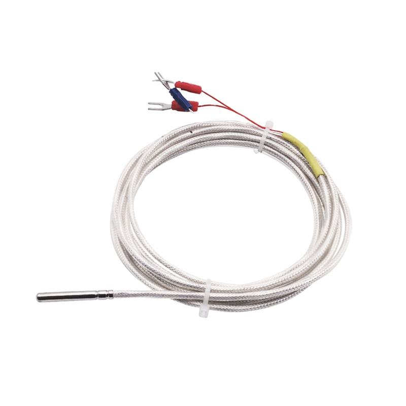 Sondă WZP-035 PT100 Cablu 5 × 35 mm 1–20 m Termometru cu rezistență platină RTD Rezistent la coroziune Rezistent la apă Senzor de temperatură anticoroziv